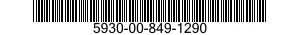 5930-00-849-1290 SWITCH,PUSH-PULL 5930008491290 008491290