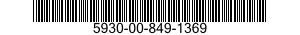 5930-00-849-1369 SWITCH,ROTARY 5930008491369 008491369