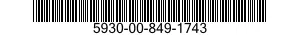 5930-00-849-1743 SWITCH,LIGHT 5930008491743 008491743