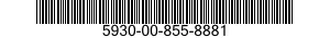 5930-00-855-8881 SWITCH,ROTARY 5930008558881 008558881