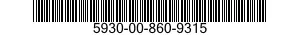 5930-00-860-9315  5930008609315 008609315
