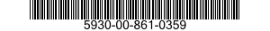 5930-00-861-0359  5930008610359 008610359