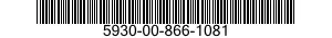 5930-00-866-1081  5930008661081 008661081
