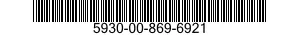 5930-00-869-6921 SWITCH ASSEMBLY 5930008696921 008696921
