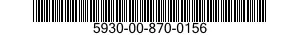 5930-00-870-0156  5930008700156 008700156