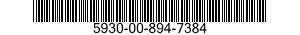 5930-00-894-7384 SWITCH,PUSH 5930008947384 008947384