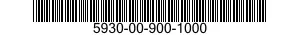 5930-00-900-1000 SWITCH,PUSH 5930009001000 009001000
