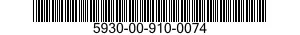 5930-00-910-0074  5930009100074 009100074