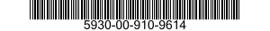 5930-00-910-9614 SWITCH,ROTARY 5930009109614 009109614