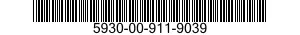 5930-00-911-9039  5930009119039 009119039