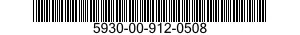 5930-00-912-0508 SWITCH SECTION,ROTARY 5930009120508 009120508