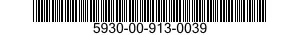 5930-00-913-0039  5930009130039 009130039