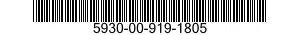 5930-00-919-1805 SWITCH,THERMOSTATIC 5930009191805 009191805