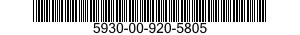 5930-00-920-5805  5930009205805 009205805