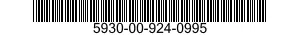 5930-00-924-0995  5930009240995 009240995