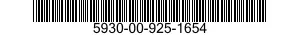 5930-00-925-1654  5930009251654 009251654