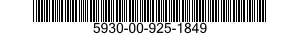 5930-00-925-1849  5930009251849 009251849
