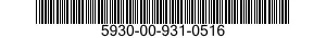 5930-00-931-0516 SWITCH,TOGGLE 5930009310516 009310516