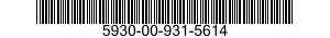 5930-00-931-5614  5930009315614 009315614