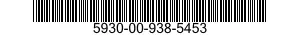 5930-00-938-5453 SWITCH,ROTARY 5930009385453 009385453