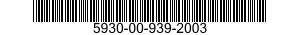 5930-00-939-2003 SWITCH,ROTARY 5930009392003 009392003