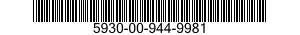5930-00-944-9981  5930009449981 009449981