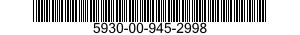 5930-00-945-2998  5930009452998 009452998