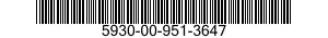5930-00-951-3647  5930009513647 009513647