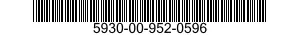 5930-00-952-0596 SWITCH,ROTARY 5930009520596 009520596