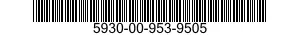 5930-00-953-9505  5930009539505 009539505
