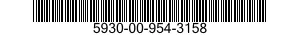 5930-00-954-3158  5930009543158 009543158
