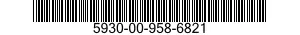 5930-00-958-6821  5930009586821 009586821