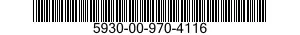 5930-00-970-4116  5930009704116 009704116