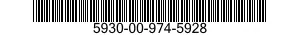 5930-00-974-5928 SWITCH 5930009745928 009745928