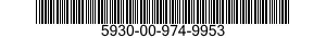 5930-00-974-9953 SWITCH SUBASSEMBLY 5930009749953 009749953