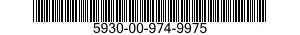 5930-00-974-9975 SWITCH,TOGGLE 5930009749975 009749975