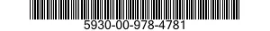 5930-00-978-4781  5930009784781 009784781
