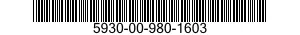 5930-00-980-1603 SWITCH,FLOW 5930009801603 009801603