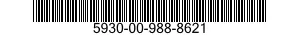 5930-00-988-8621  5930009888621 009888621