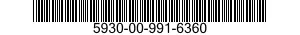 5930-00-991-6360  5930009916360 009916360