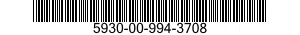 5930-00-994-3708  5930009943708 009943708
