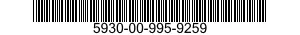 5930-00-995-9259 SWITCH,SLIDE 5930009959259 009959259