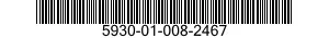 5930-01-008-2467 SWITCH,TOGGLE 5930010082467 010082467