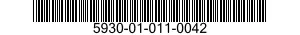 5930-01-011-0042 SWITCH,PUSH 5930010110042 010110042
