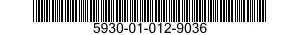 5930-01-012-9036  5930010129036 010129036