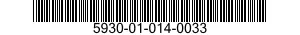 5930-01-014-0033 SWITCH ASSEMBLY 5930010140033 010140033
