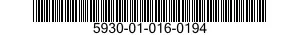 5930-01-016-0194 SWITCH ASSEMBLY 5930010160194 010160194