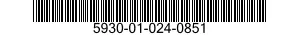 5930-01-024-0851  5930010240851 010240851