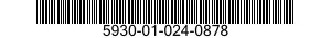 5930-01-024-0878 SWITCH,SENSITIVE 5930010240878 010240878