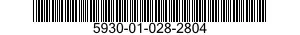 5930-01-028-2804 PUSH BUTTON 5930010282804 010282804